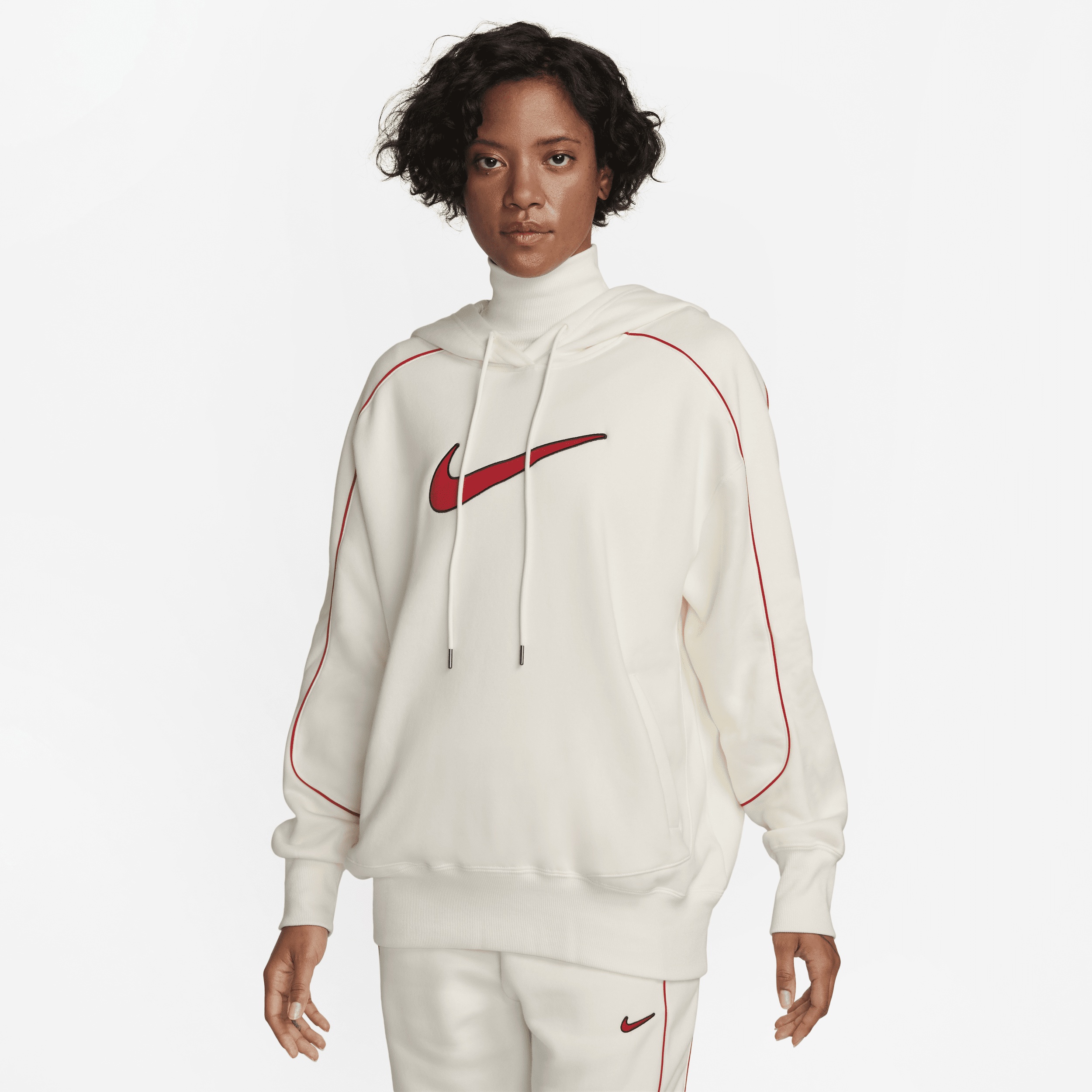 Women's Nike Sportswear Oversized Fleece Pullover Hoodie - 1