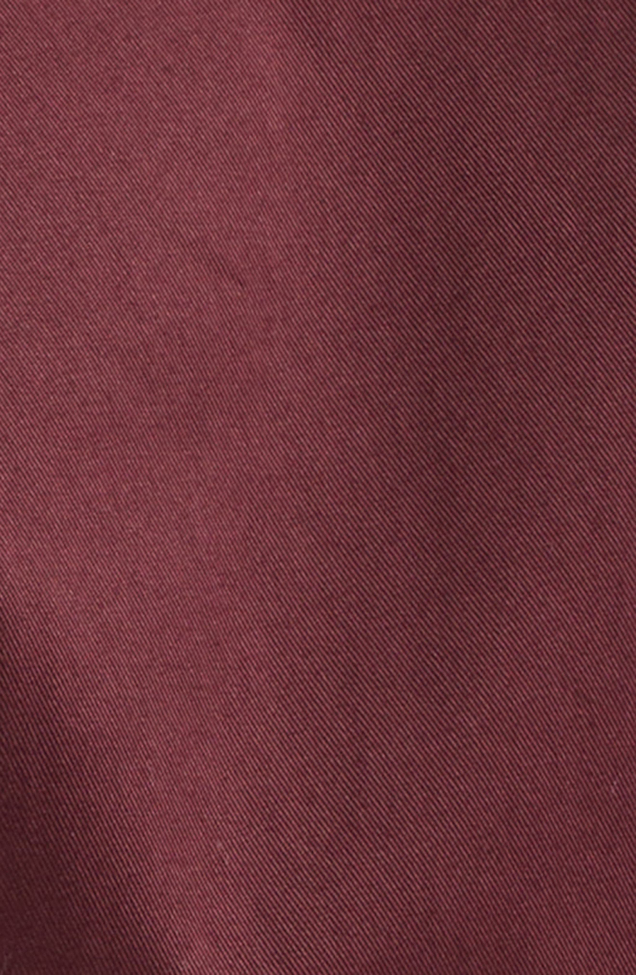 Dolce&Gabbana Double Pleat Crop Stretch Cotton Pants in Dark Violet at Nordstrom - 7