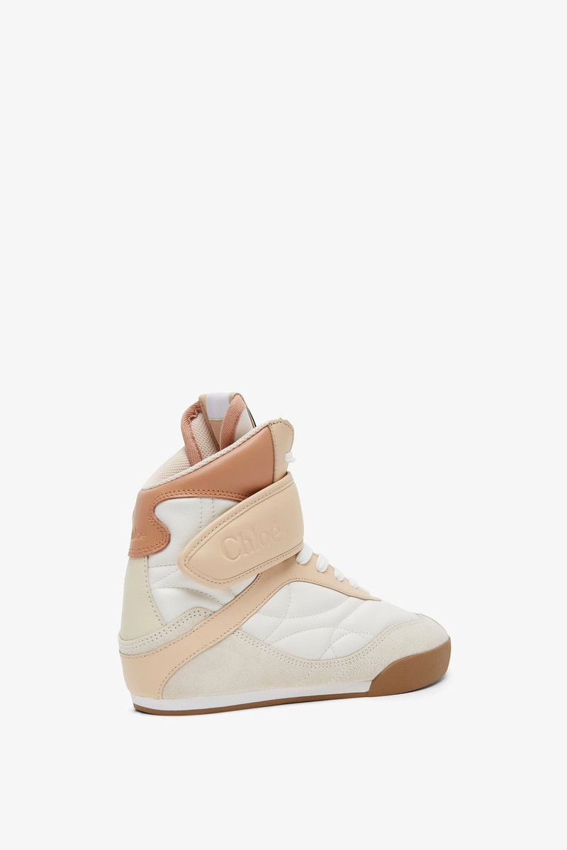 Chloé Chloé Kick high-top leather sneakers outlook