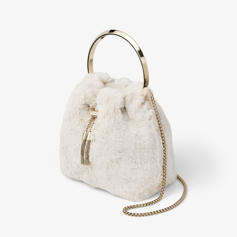 JIMMY CHOO Bon Bon
Latte Faux Fur Mini Bag outlook