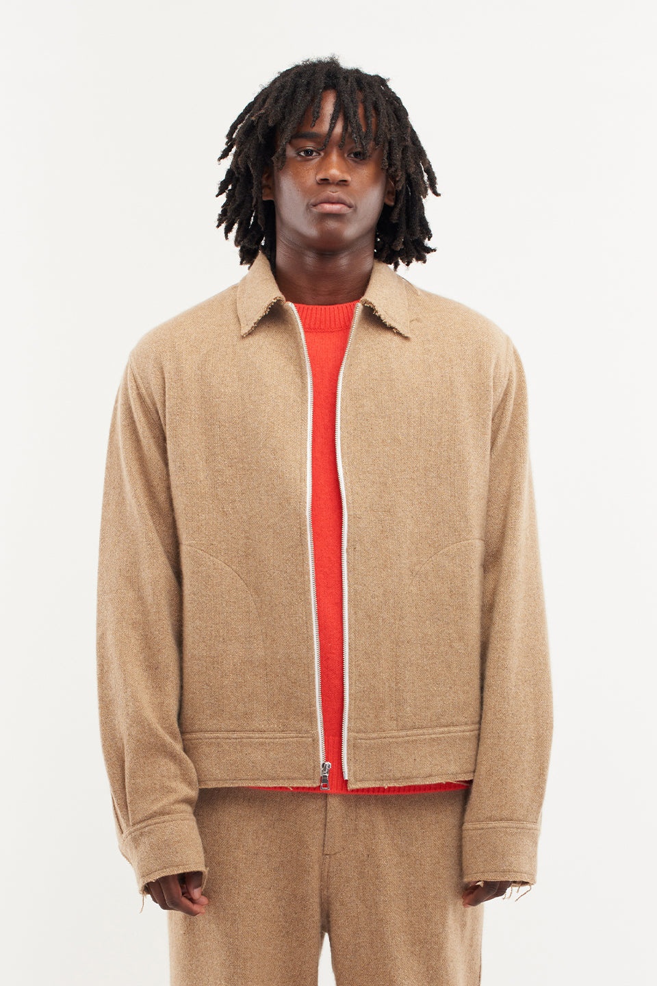 WOVEN LONG DECON JACKET - 2