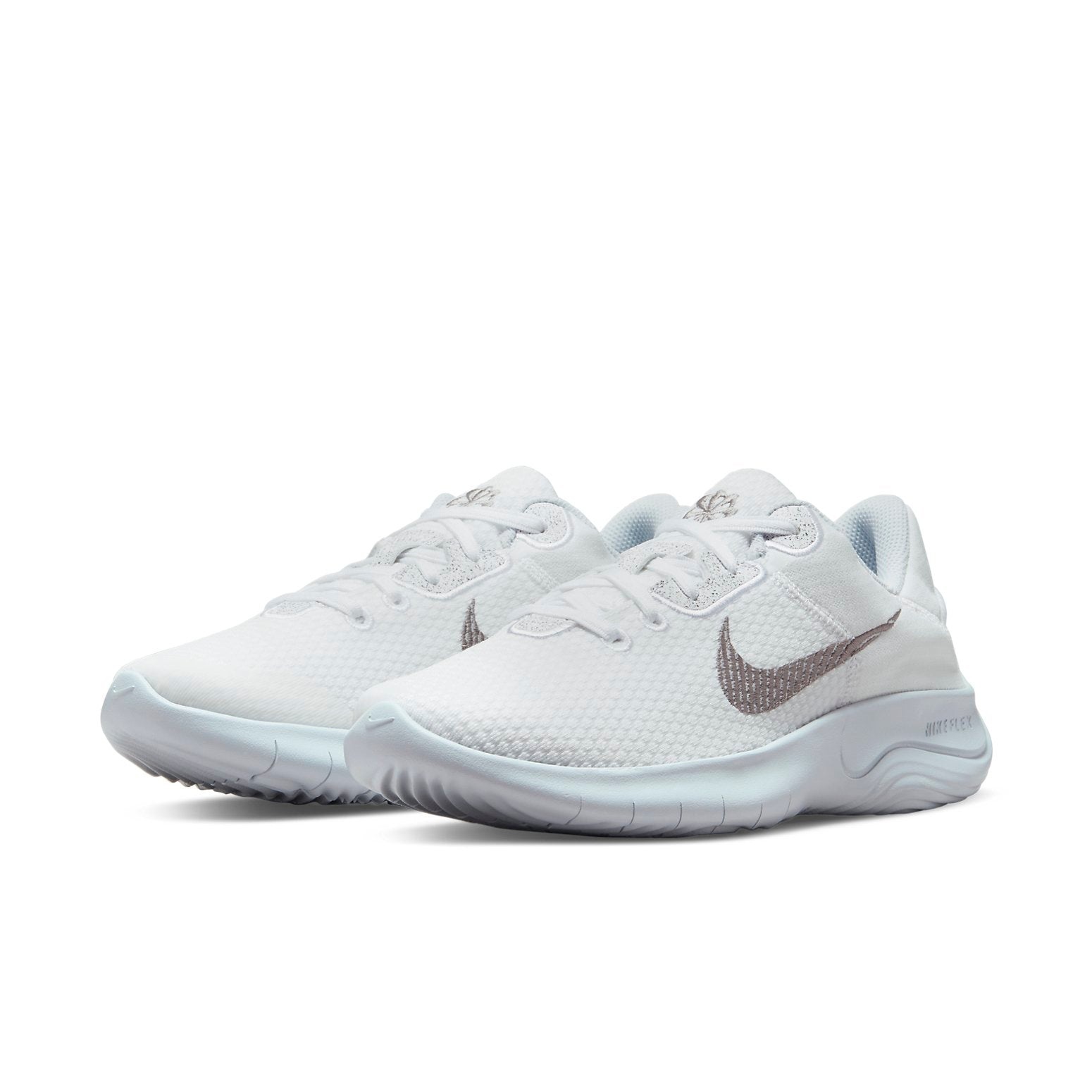 (WMNS) Nike Flex Experience Run 11 'White Silver' DD9283-100 - 3