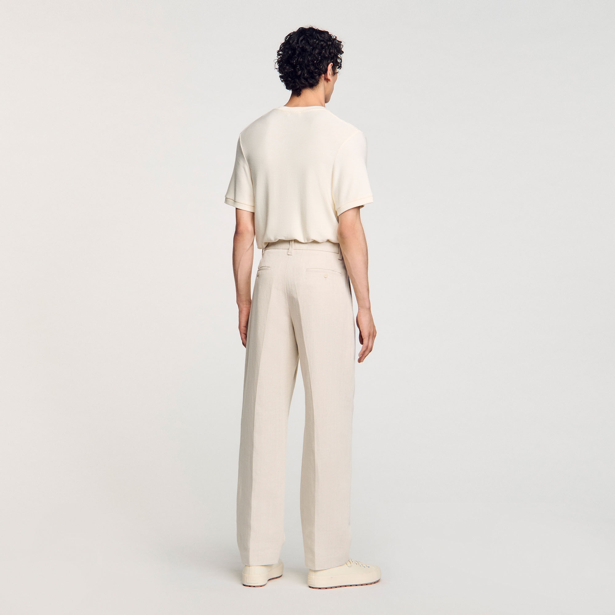 WIDE-LEG TROUSERS WITH CREASES - 5