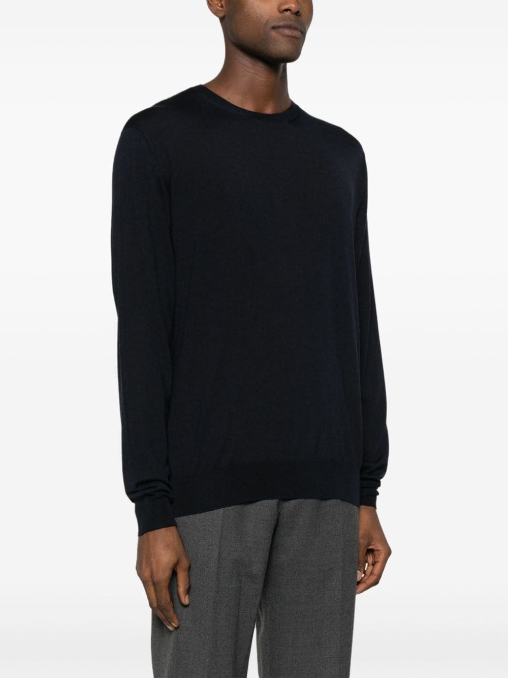 crew-neck long-sleeve jumper - 3