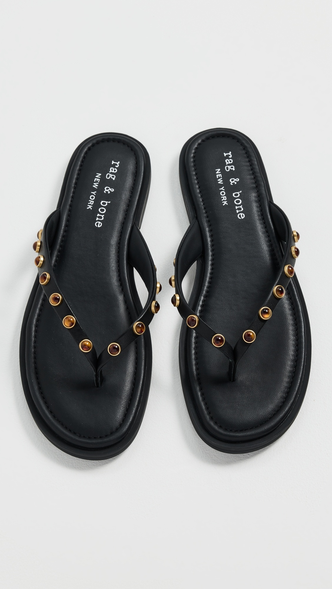 Cabochon Gia Thong Sandals - 4