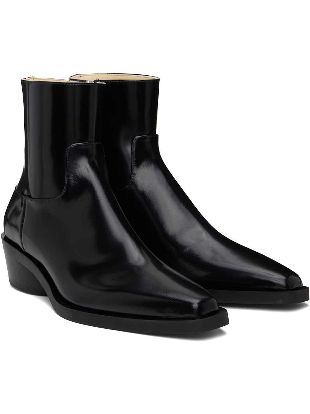 Black Bronco Ankle Boots - 4