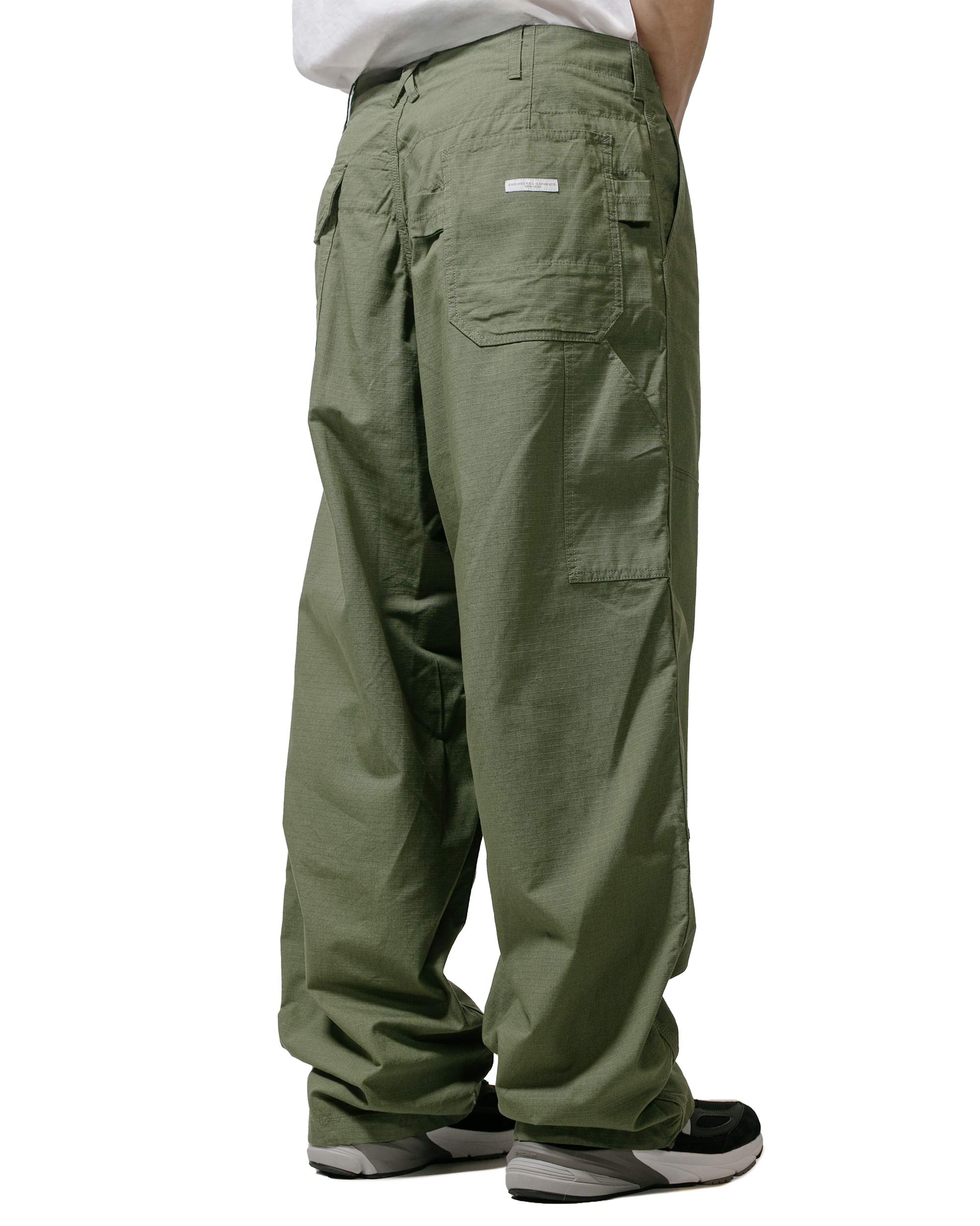 Painter Pant Olive Cotton Ripstop - 3