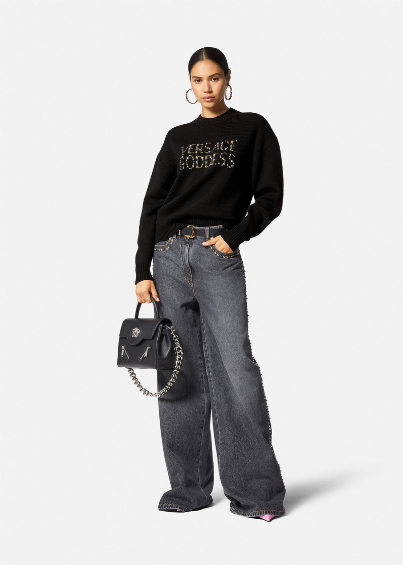 VERSACE Versace Goddess Knit Jumper outlook