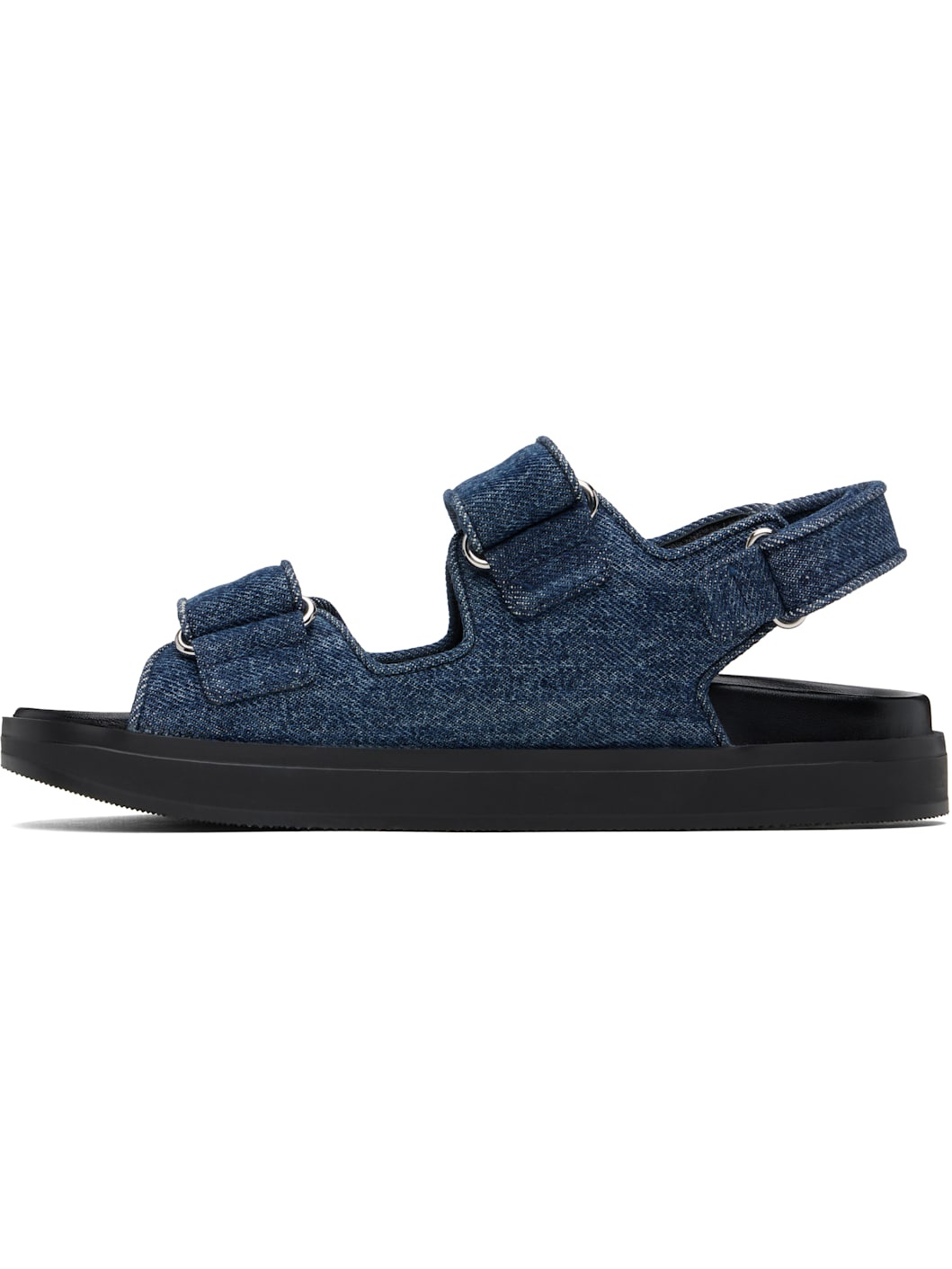 Blue 4G Strap Sandals - 3