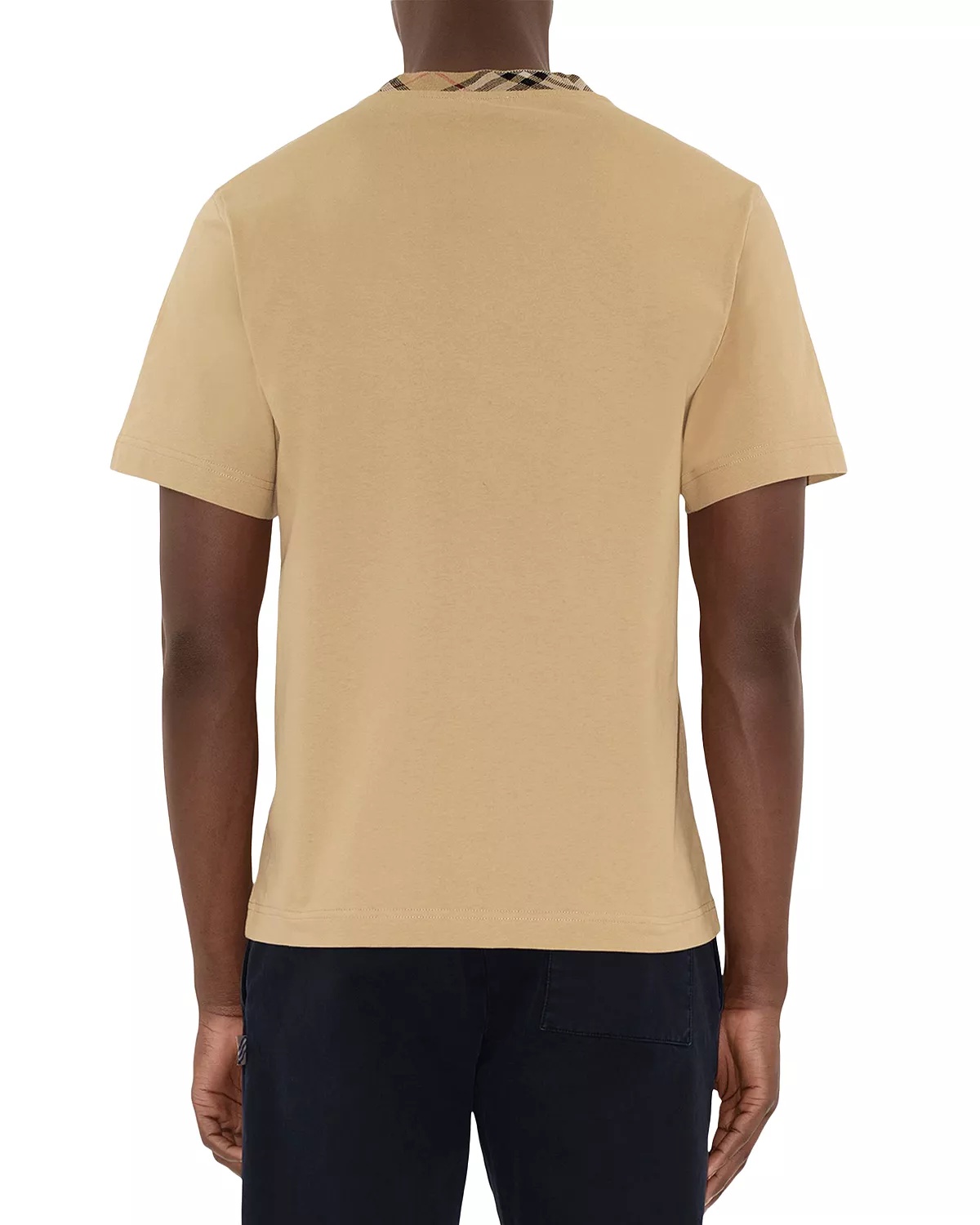 Ryan Relaxed Fit Check Crewneck Tee - 3