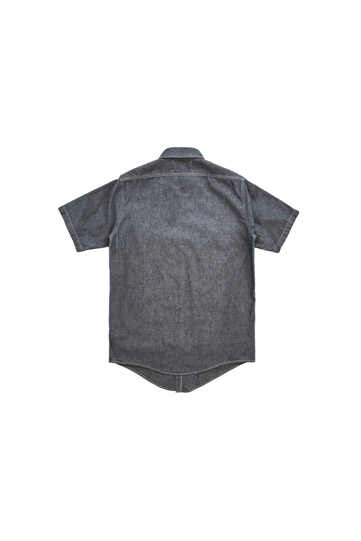 Maison Margiela Short Sleeve Broadcloth Shirt Grey - 2