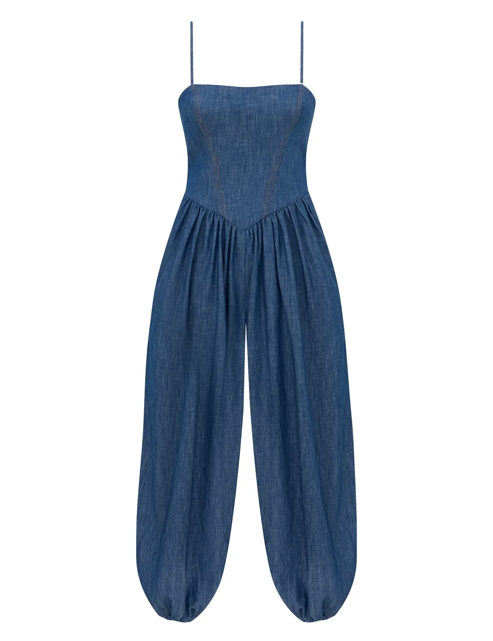ECHO DENIM JUMPSUIT - 1