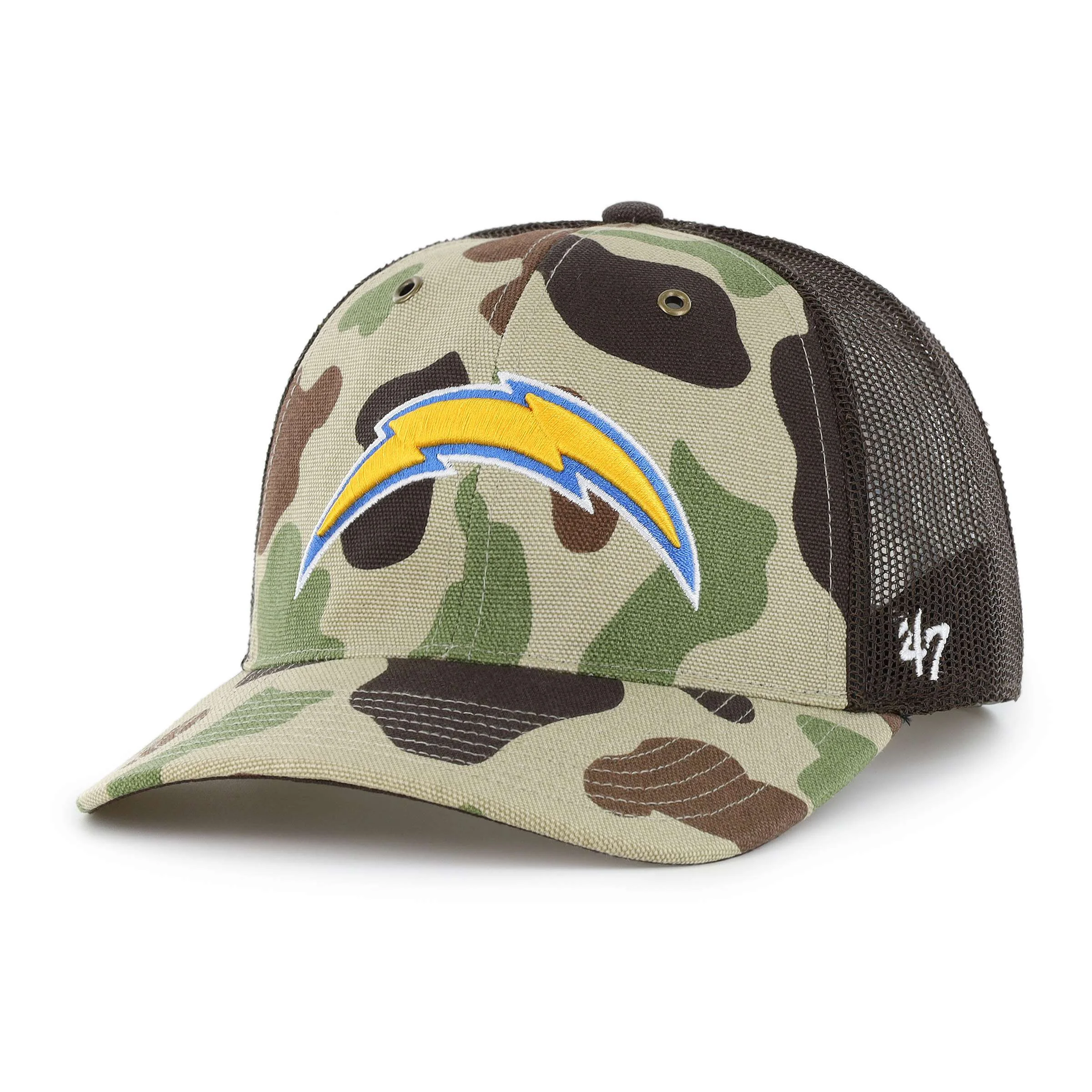 Los Angeles Chargers '47 Camo Trucker Relaxed Fit - 1