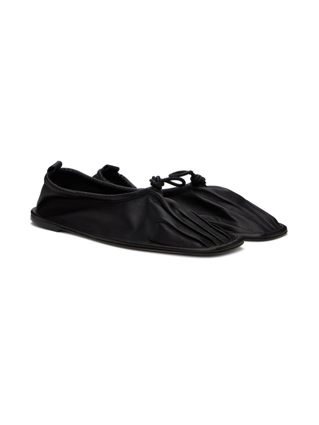 Black Puntera Ballerina Flats - 7