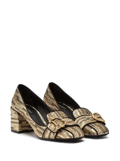 Dolce & Gabbana block heel loafers outlook