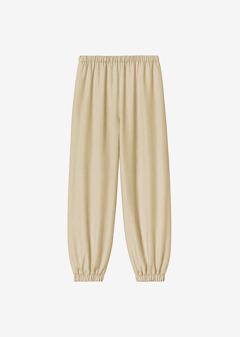 Isola Fluid Balloon Pants - Beige 1