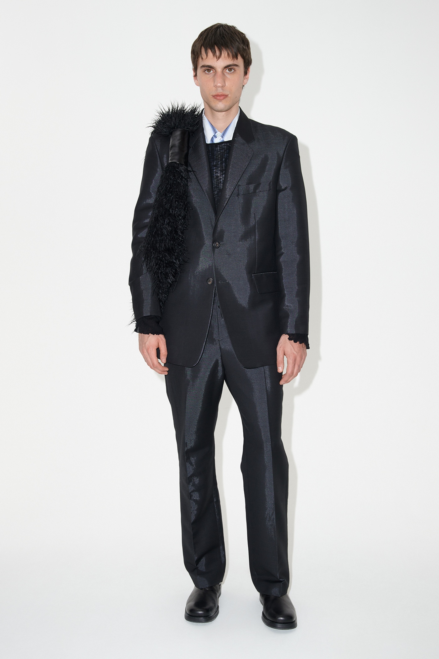 Our Legacy Vienna Blazer Black Mnemonic Wool | REVERSIBLE