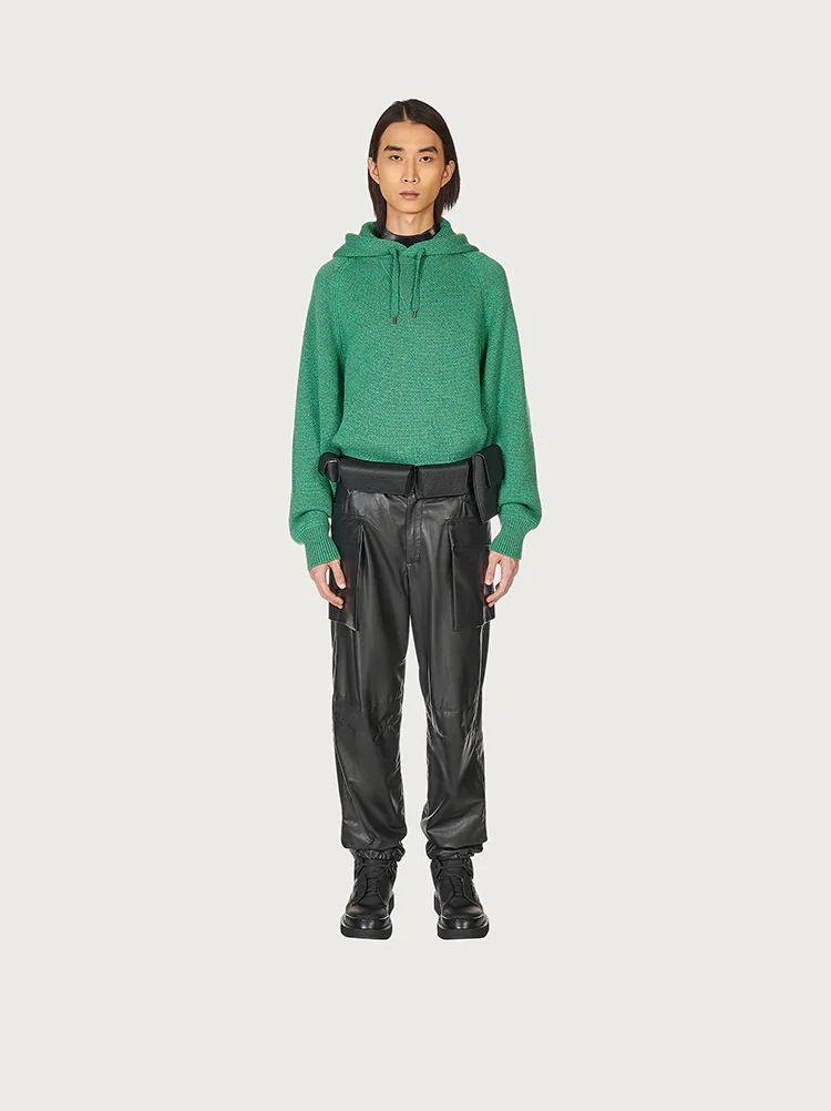 NAPPA LEATHER CARGO PANTS - 3