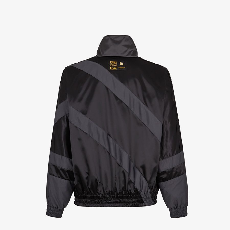 Black tech satin jacket - 2