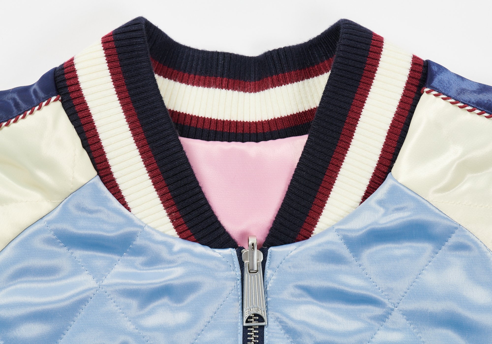 PALACE EVISU REVERSIBLE SOUVENIR JACKET BLUE  /  PINK - 9