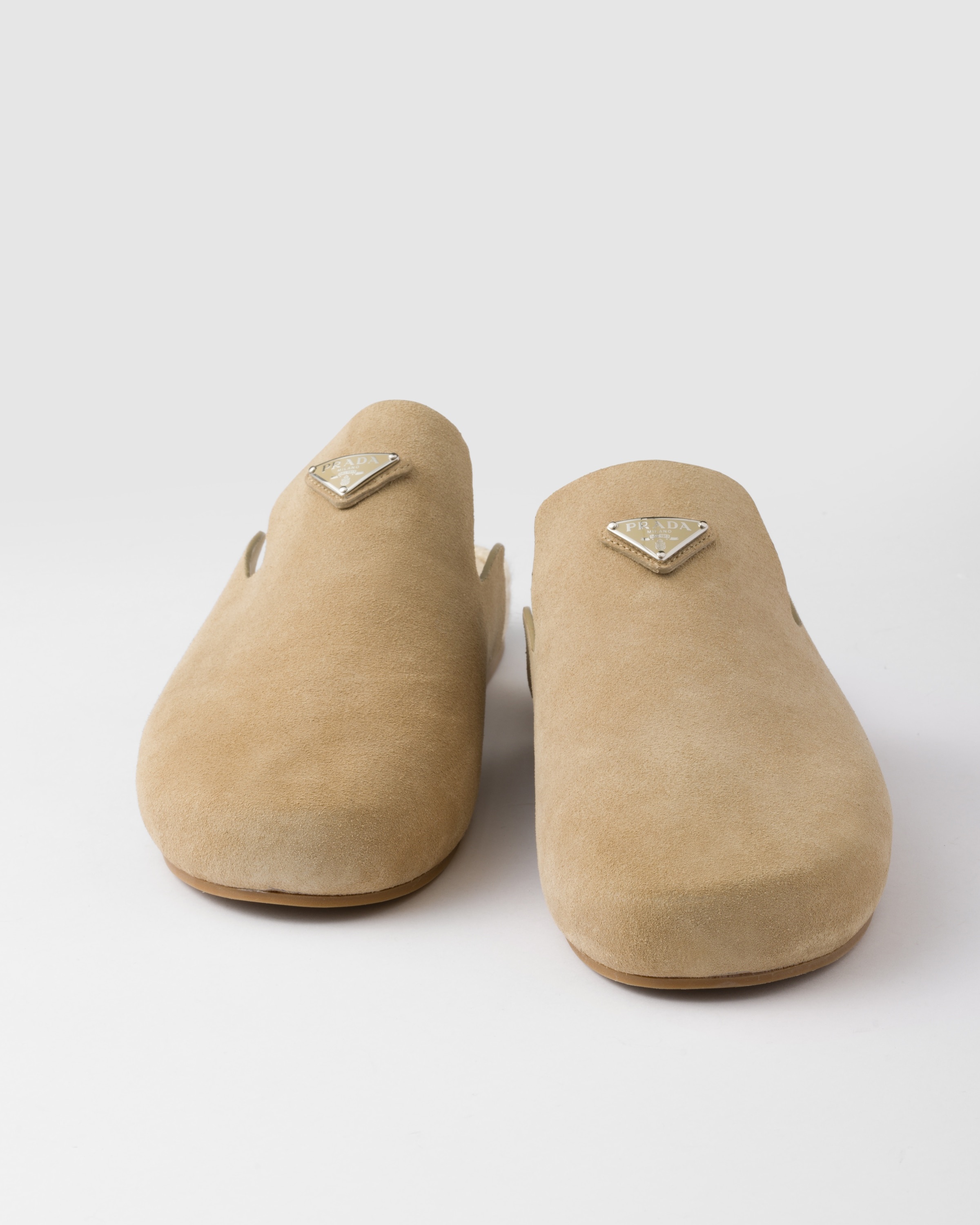 Suede mules - 5
