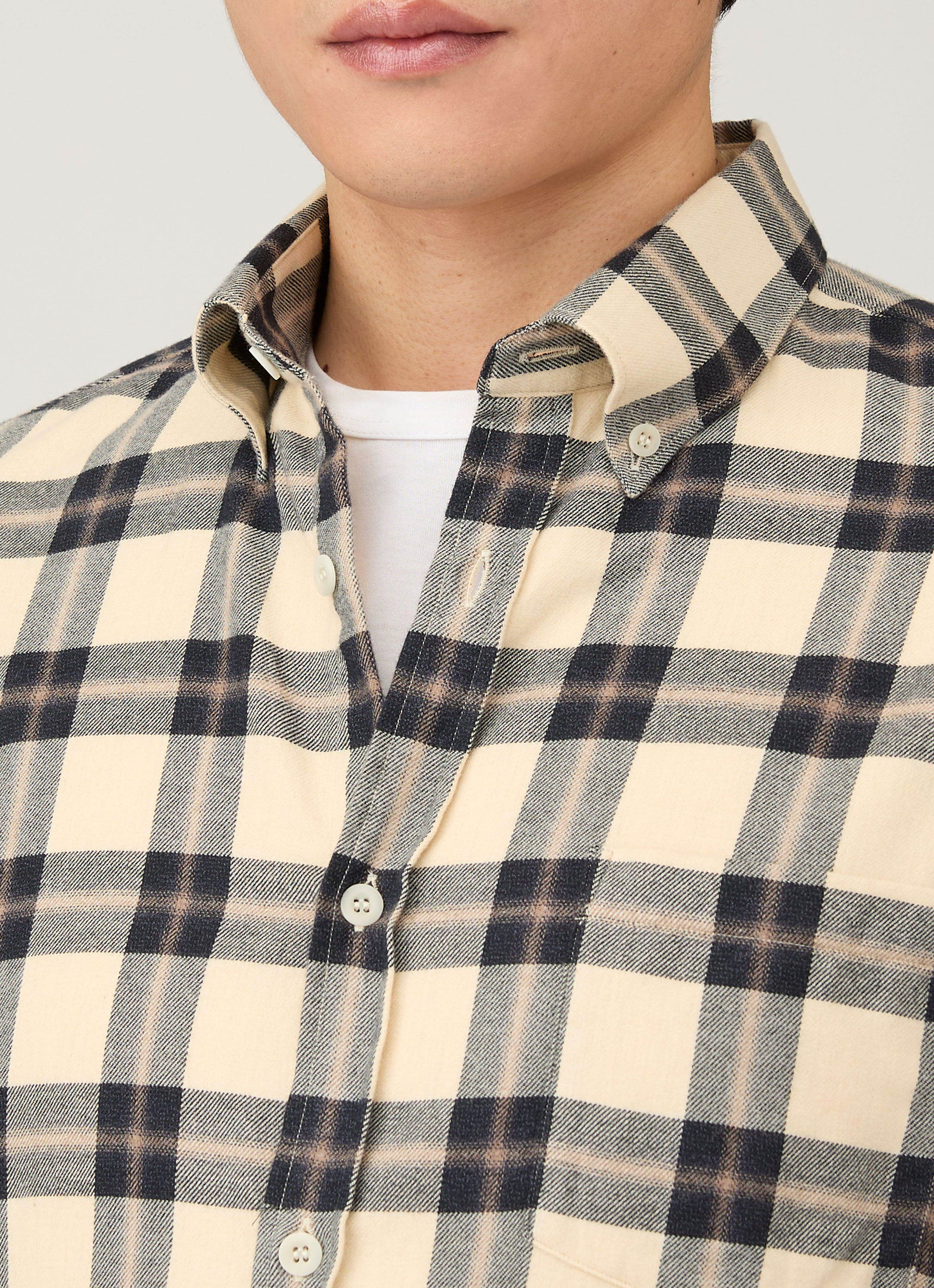 Button Down Flannel Shirt - 6