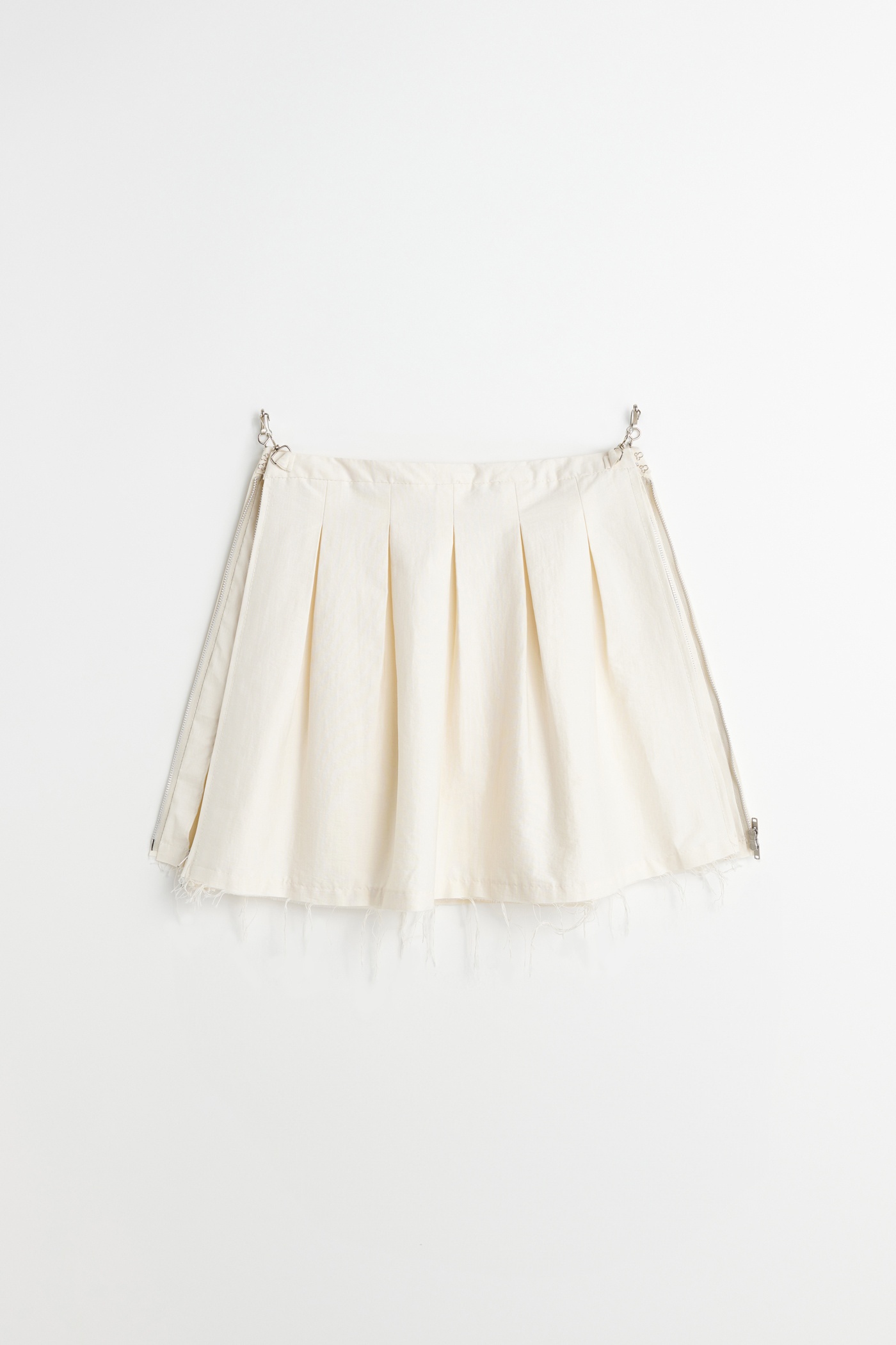 Object Skirt Natural Crinkled Cotton Nylon - 8