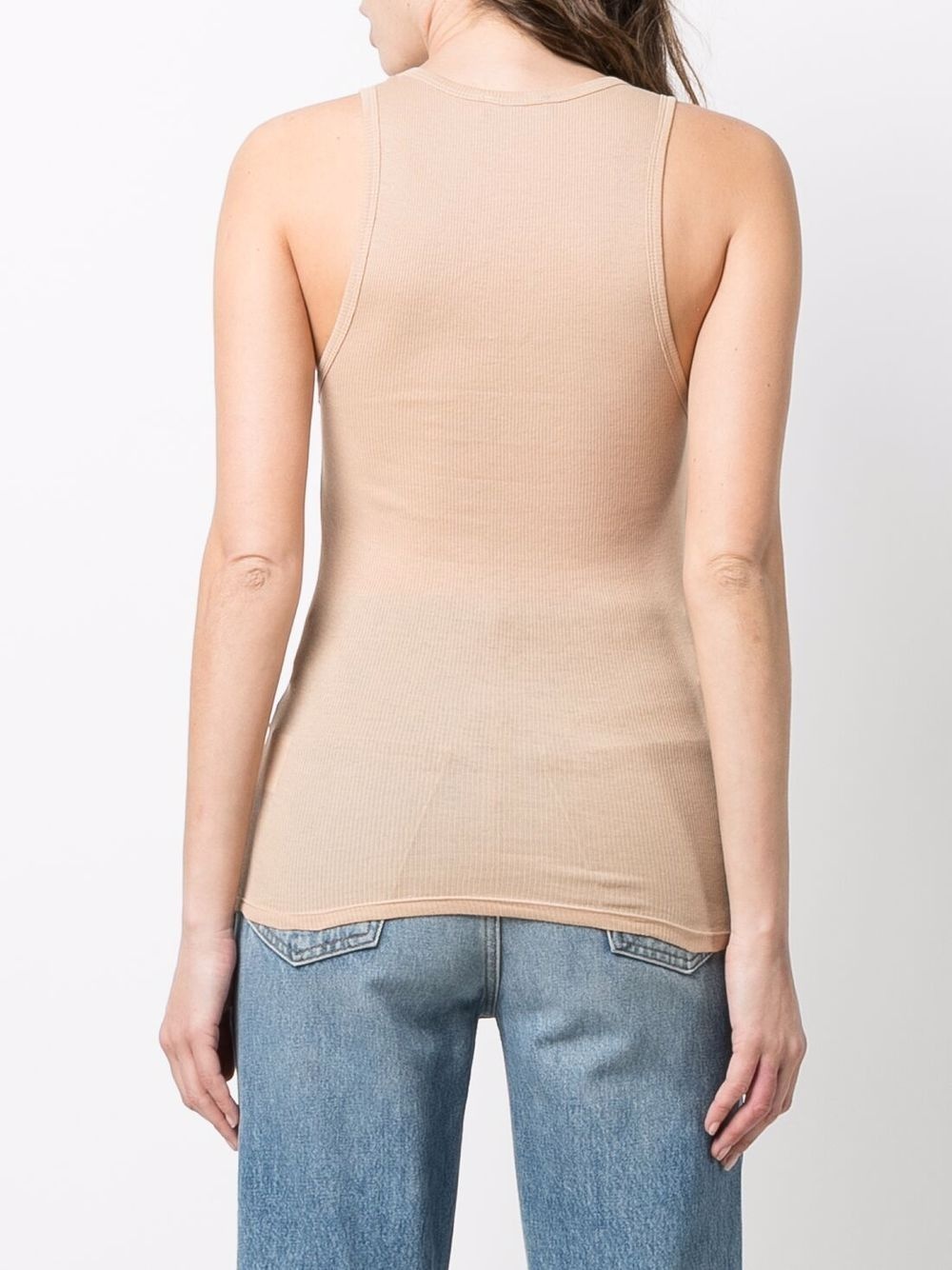 ribbed cotton tank top - 4