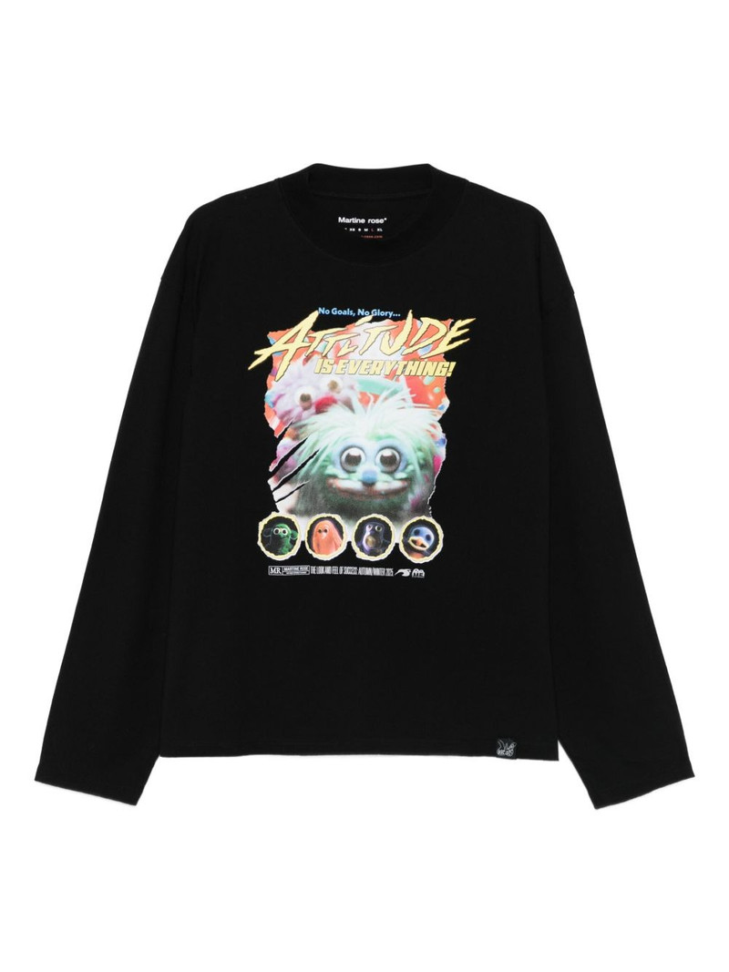 crew-neck graphic-print t-shirt 1