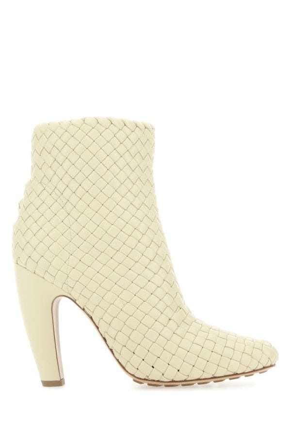 ロングブーツ BOTTEGA VENETA Sand Leather Canalazzo Ankle Boots Canalazzo leather ankle boots in neutrals - Bottega Veneta