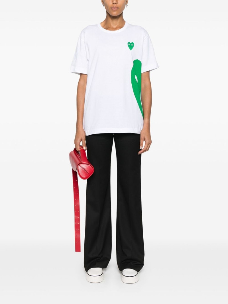 Comme des Garçons PLAY heart-patch T-shirt outlook