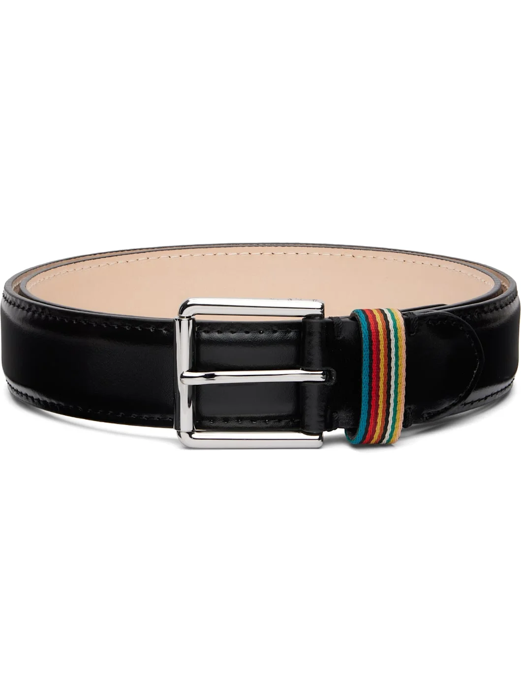 Black Stripe Keeper Belt - 1