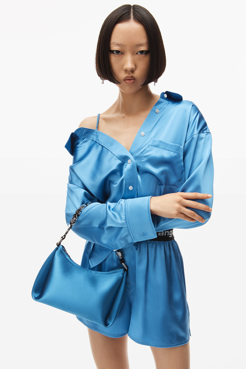 Alexander Wang MARQUESS MEDIUM HOBO IN SATIN outlook