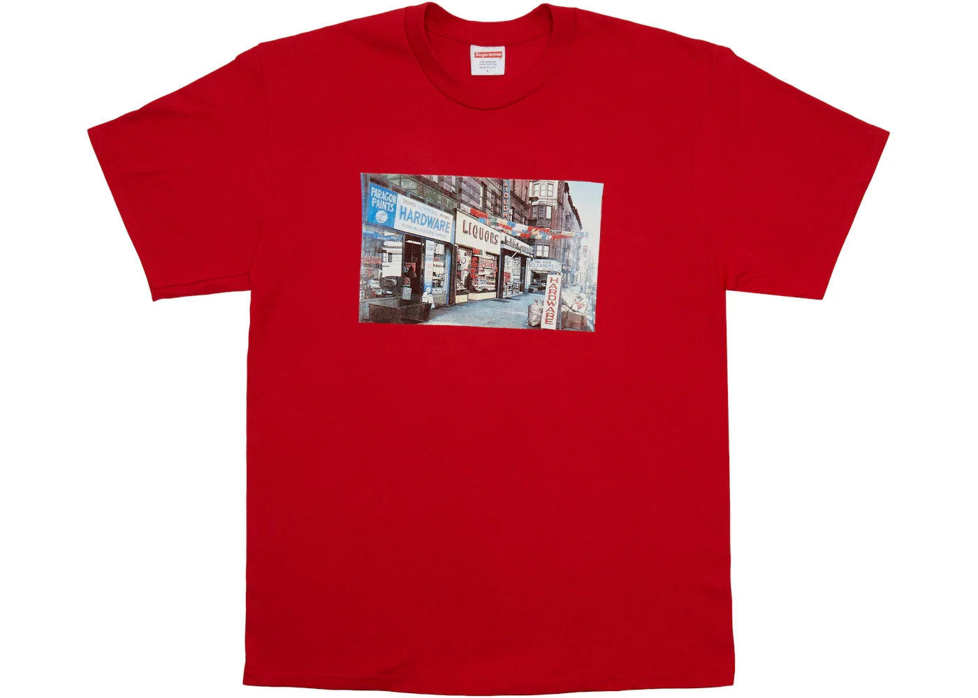 Supreme Hardware Tee Red - 1