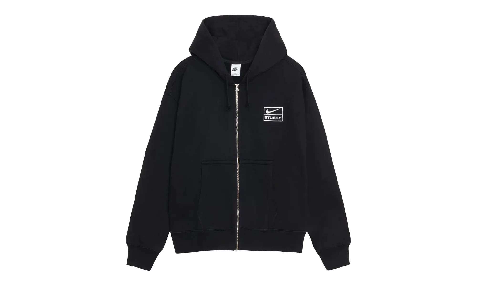 Nike Stone Washed Fleece Zip Hoodie "FW25 - Black" STUS60 - 1