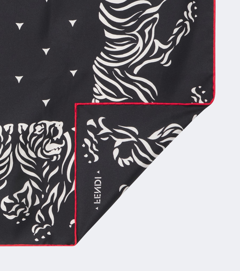 Printed silk scarf 5
