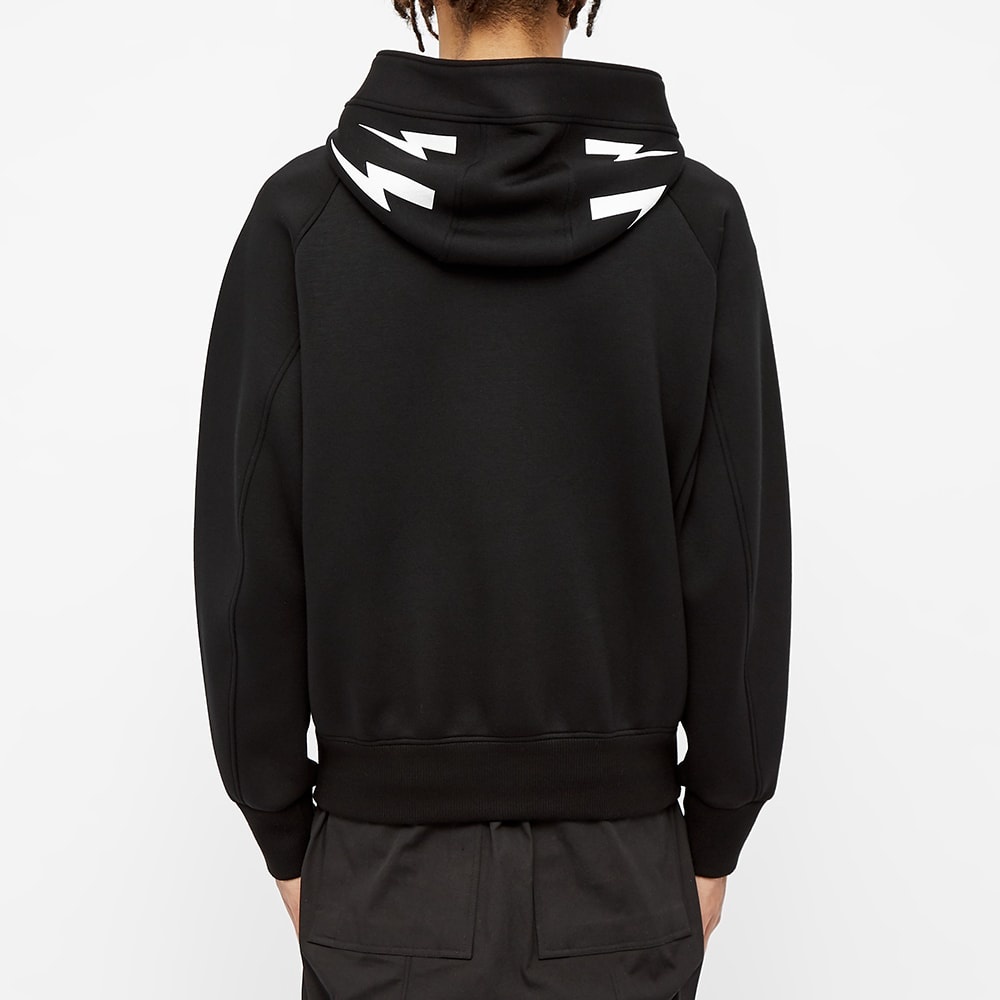 Neil Barrett Lightning Bolt Hood Popover Hoody - 5