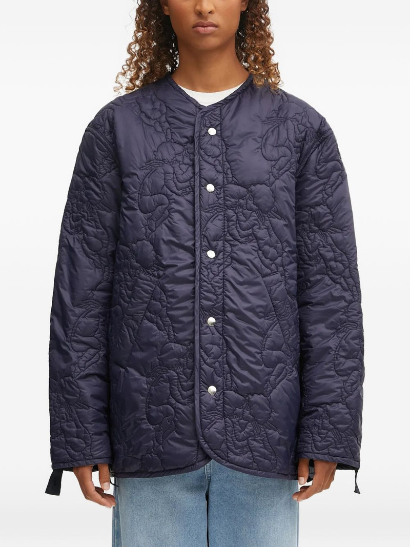 quilted button jacket 1