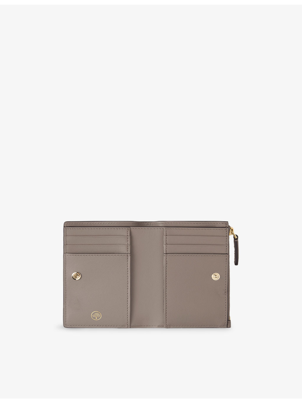 Continental Bifold Zipped Leather Wallet - 3