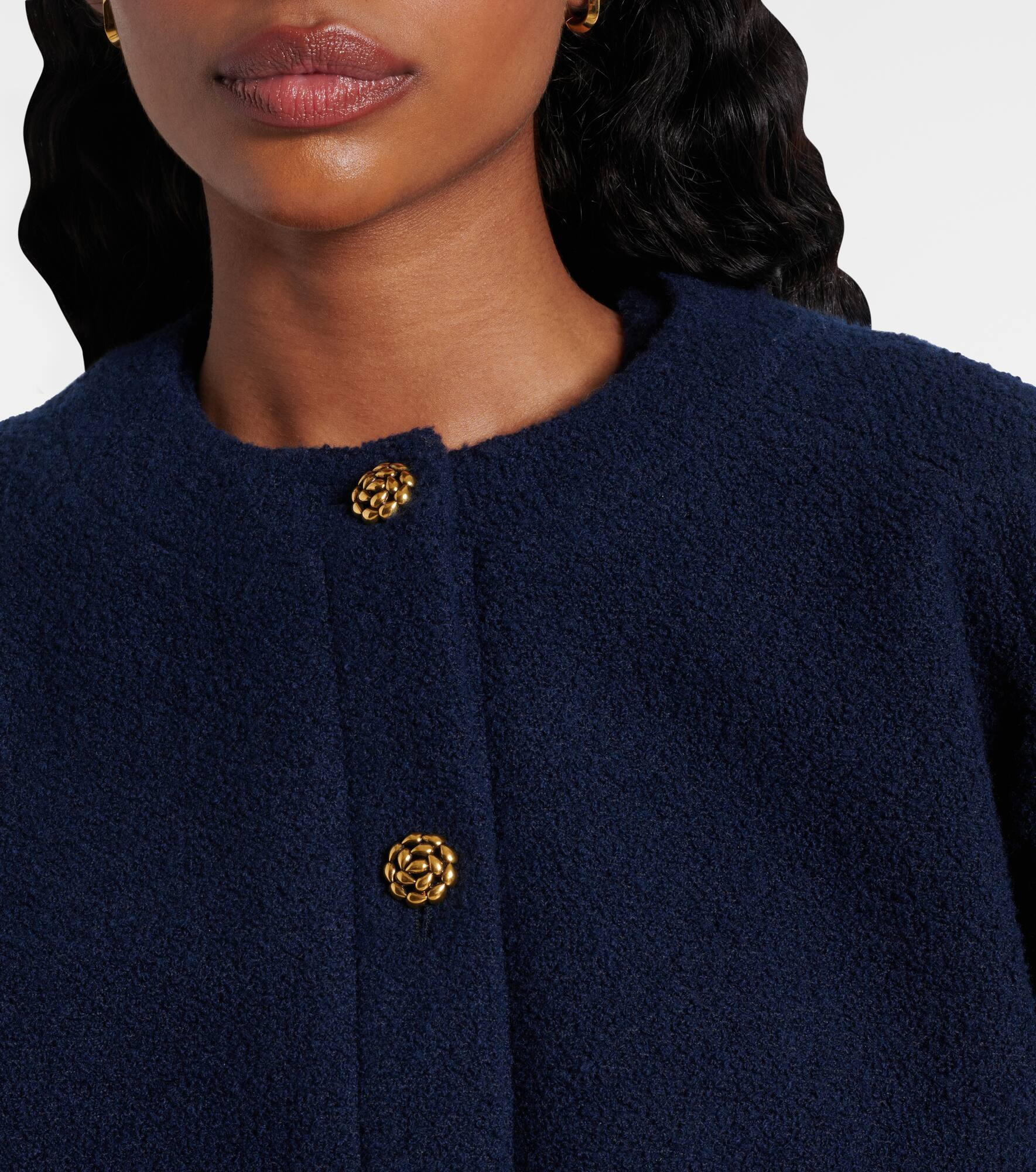 Cashmere and wool bouclé jacket - 4