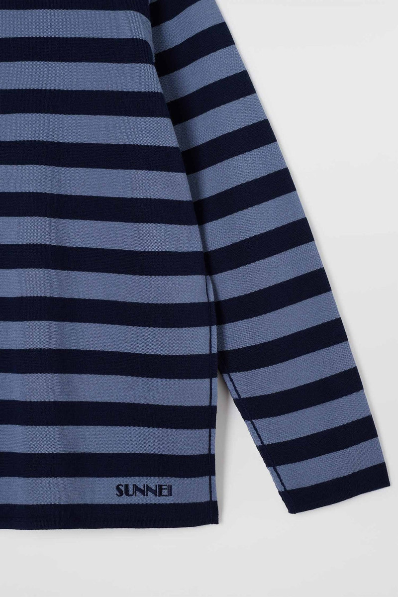 MAGLIA UNITA LONGSLEEVE SHIRT / smoke blue & dark blue 5