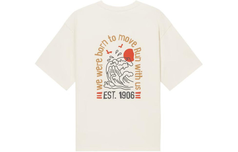 New Balance New Balance Cartoon Logo T-shirt 'White' AMT32363-CIC outlook