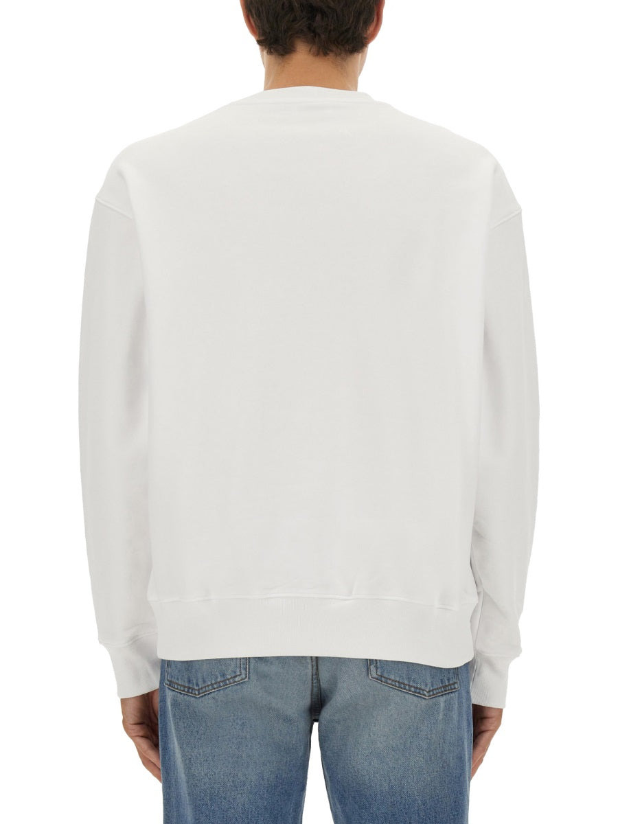 Moschino Men Sweatshirt With Laurel Crown Logo Embroidery - 3