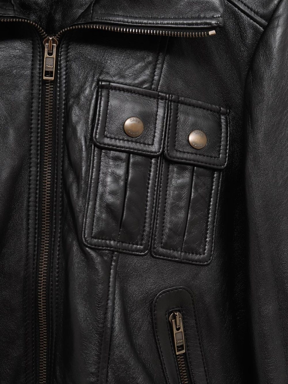 pocket-detailed bomber jacket - 3