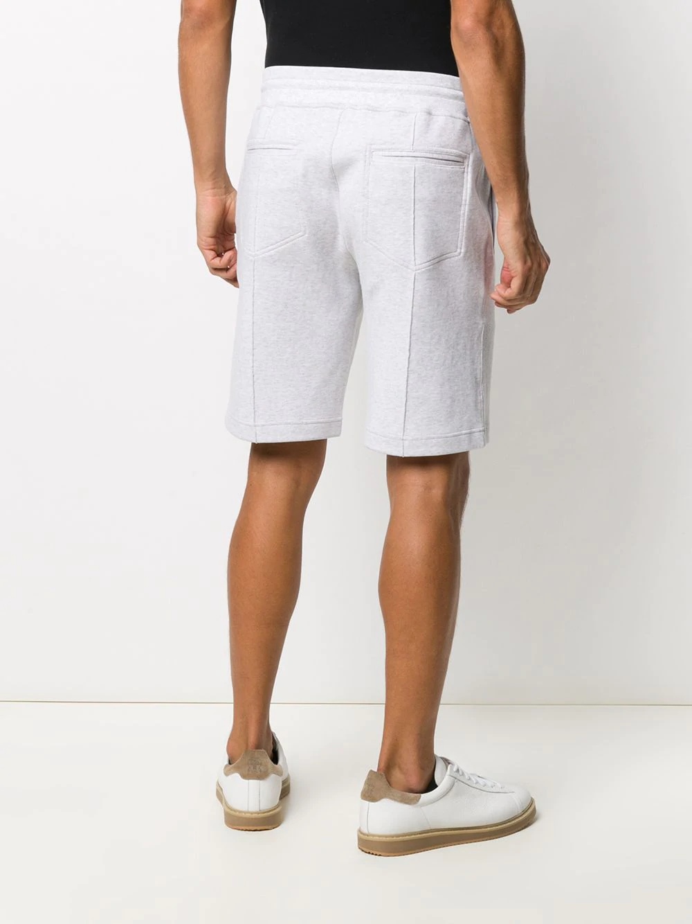 drawstring-waist bermuda shorts  - 4