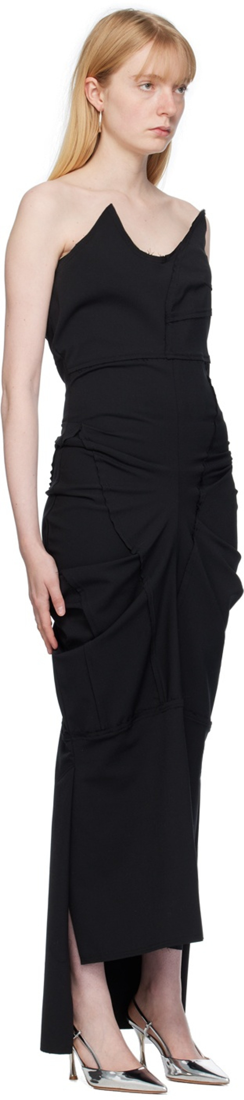 TALIA BYRE Black Bodice Maxi Dress outlook