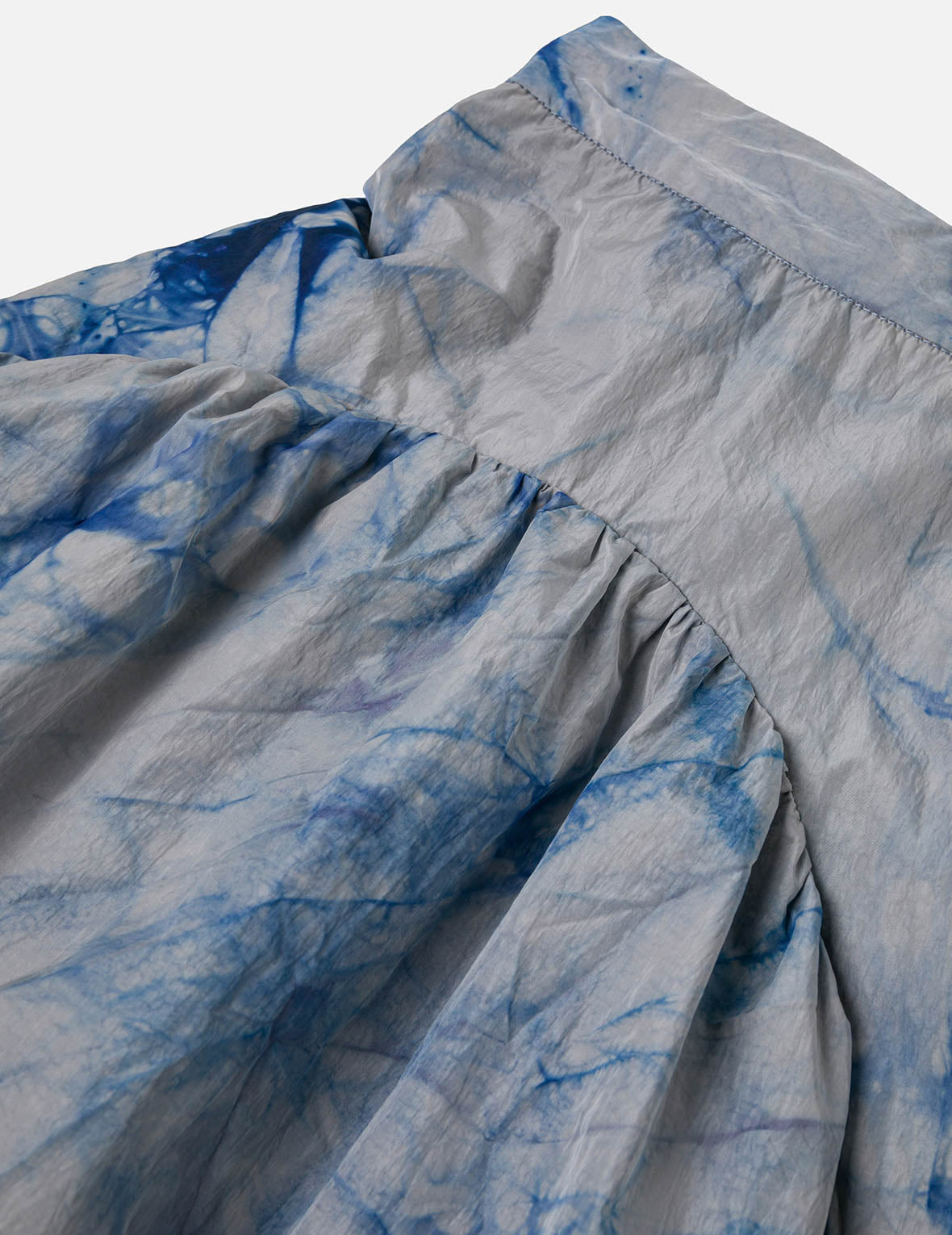 Tie-dye Seagull-inspired Asymmetrical Ruffles Oversized Midi Skirt - 7