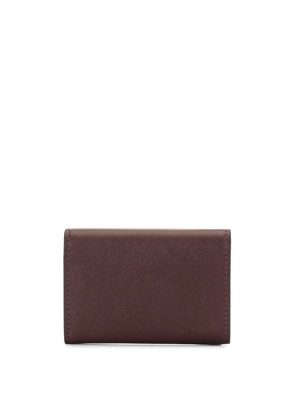 tri-fold colourblock wallet - 2