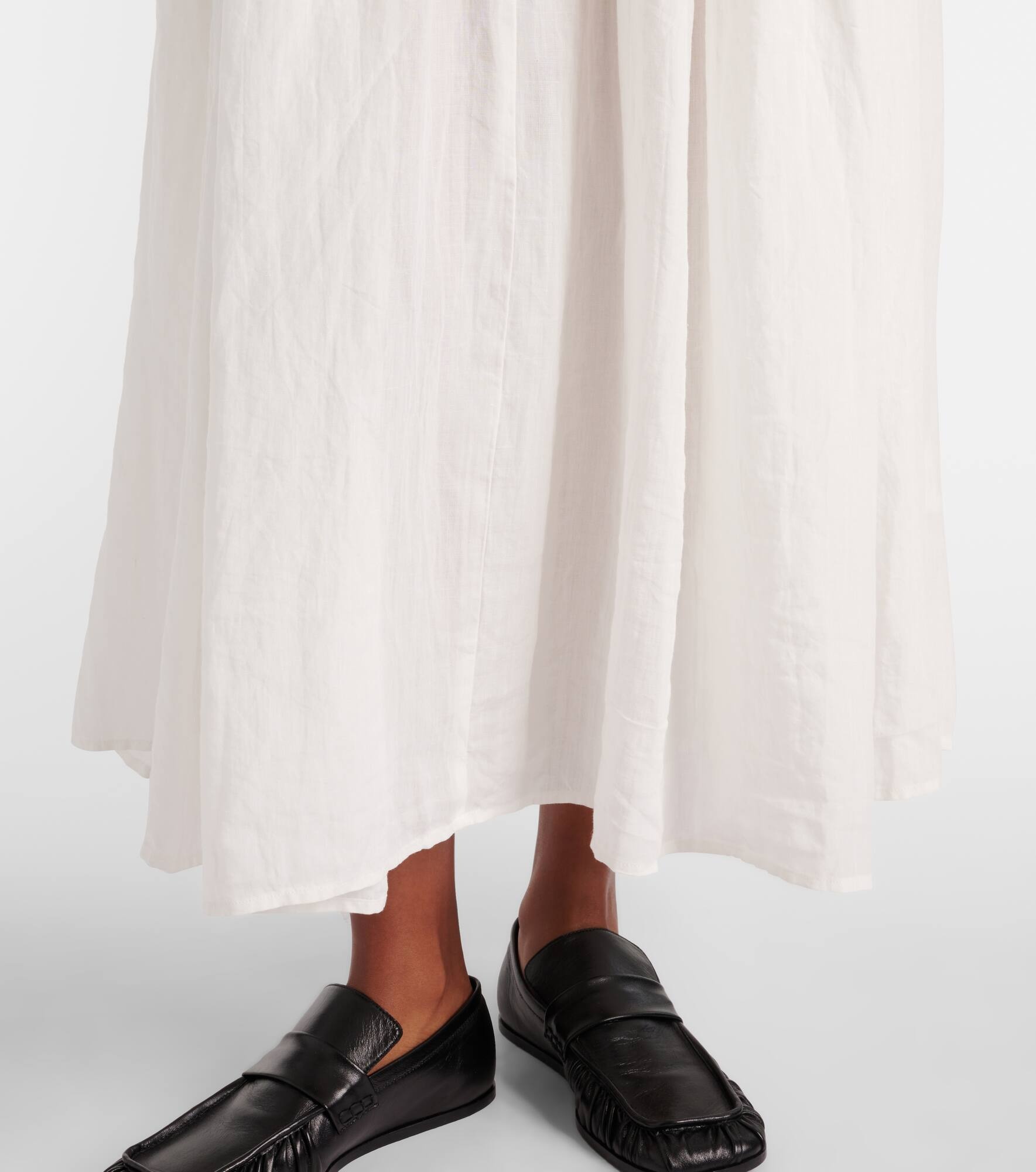 Oversized ramie maxi dress - 5