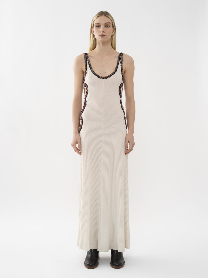 Chloé EMBELLISHED TANK DRESS outlook